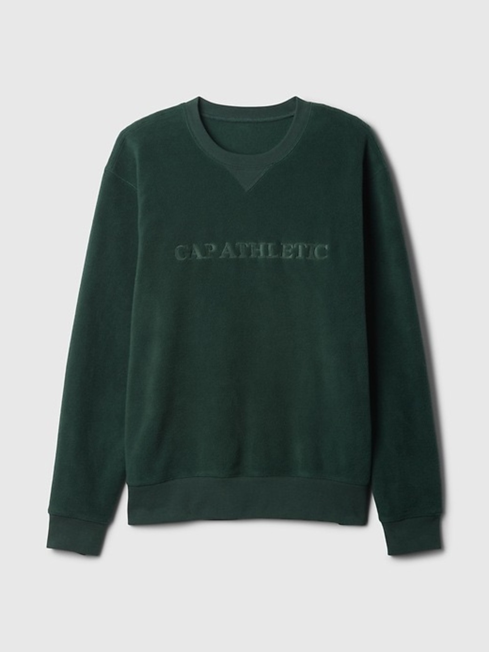 GAP Dark Green Crewneck Sweatshirt with Embossed Logo